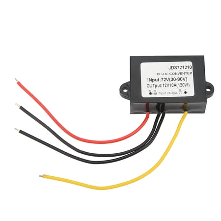 M Buder 120W DC-to-DC Buck Converter IP67 Waterproof 72V to 12V 10A Voltage Regulator Module