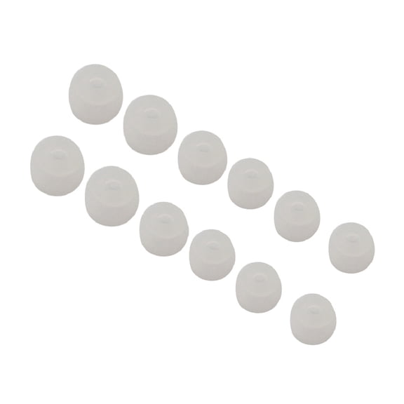 M Buder 12PCS Replacement Earbuds Ear Tips Silicone Buds for In-Ear Headphones, 3 Sizes (S/M/L), Clear, 0.37 oz / 10.50 g