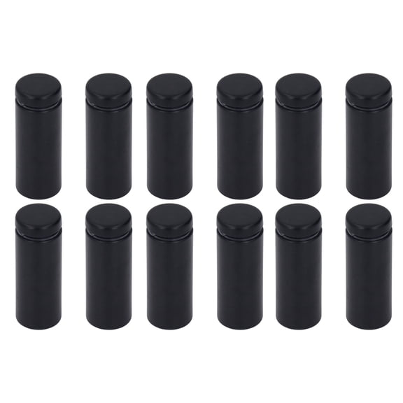 M Buder 12Pcs Standoff Screw Stainless Steel 19x50mm (0.75 x 1.97 inches) Wall Mount Advertising Fastener Set Kit, Matte Black [cite: 11]