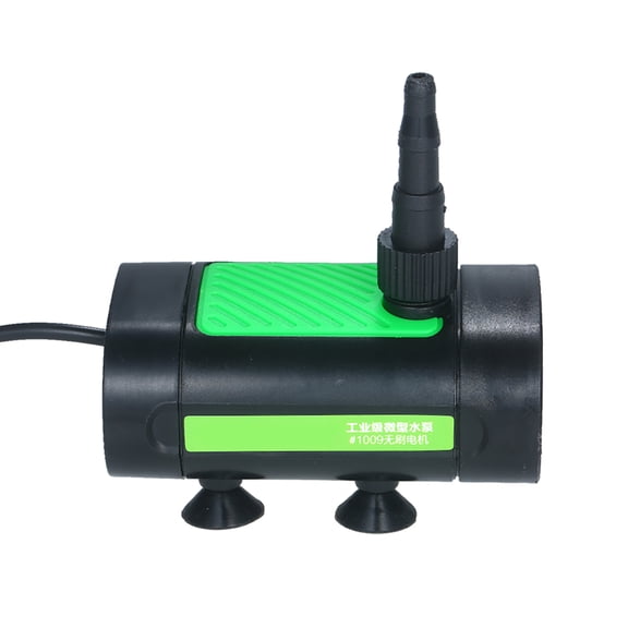 M Buder 12V DC Brushless Submersible Water Pump 30W Ultra Quiet Fountain Water Pump 7L/Min with 16.4ft High Lift 3 Size Nozzle for Pond Aquarium Fish Tank Hydroponics