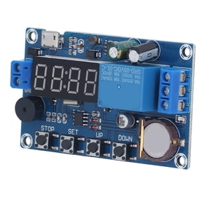 M Buder 12V Electrical System Relay Module 5 Time Periods 24H Delay Timer Switch Controller Board with Buzzer Warning