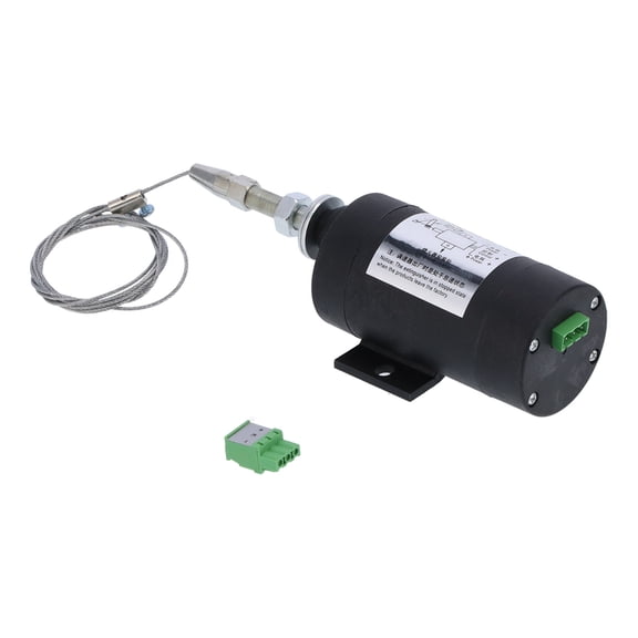 M Buder 12V Engine Stop Valve Diesel Generator Solenoid Flameout Shutdown Shut Off Replacement Accessory Stainless Steel 9.45 inches / 24.00 cm