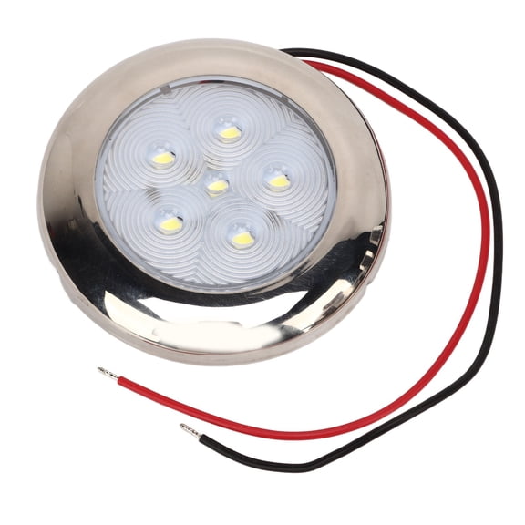 M Buder 12V RV LED Ceiling Dome Light IP65 Waterproof Interior Cabin Walkway Lamp White Lighting for Boat Camper Van Caravan Truck 8 Inches / 20.32 cm