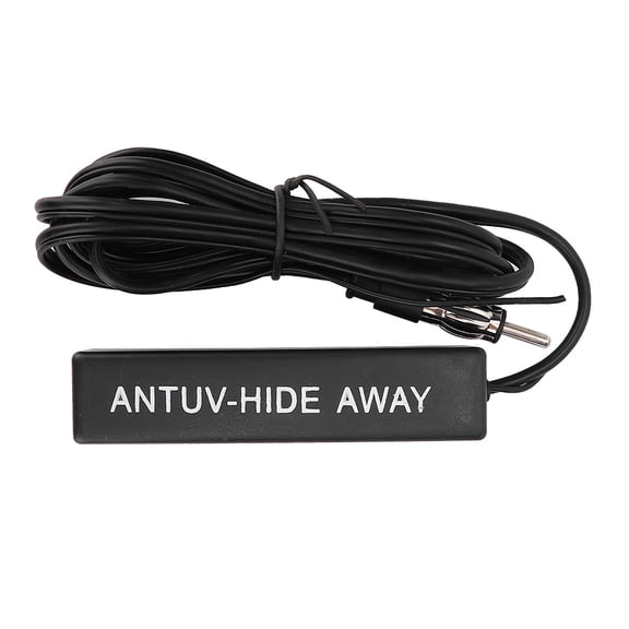 M Buder 12V Universal Electronic Stereo AM/FM Radio Hidden Amplified Antenna Kit for Car Truck Motorcycle Ship RV, Compact High Gain Car Antenna Replacement, 3.75 inches / 9.53 cm Long