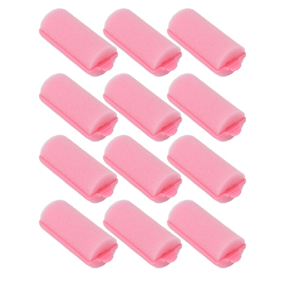 M Buder 12pcs Foam Sponge Hair Rollers Professional Soft Curler Styling Tool 2.8 inches / 7 cm