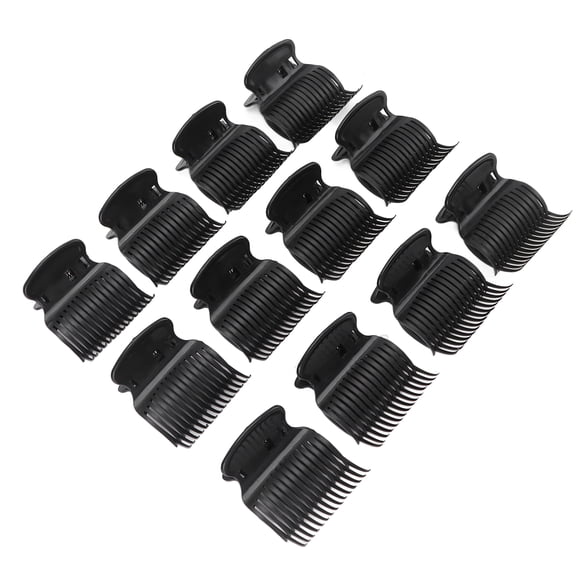 M Buder 12pcs Hot Roller Clips Protect Hair Heat Insulation Fashionable Hair Roller Clips for Women Girls (2 x 2.6 x 1.5 in / 5.2 x 6.5 x 3.7 cm)