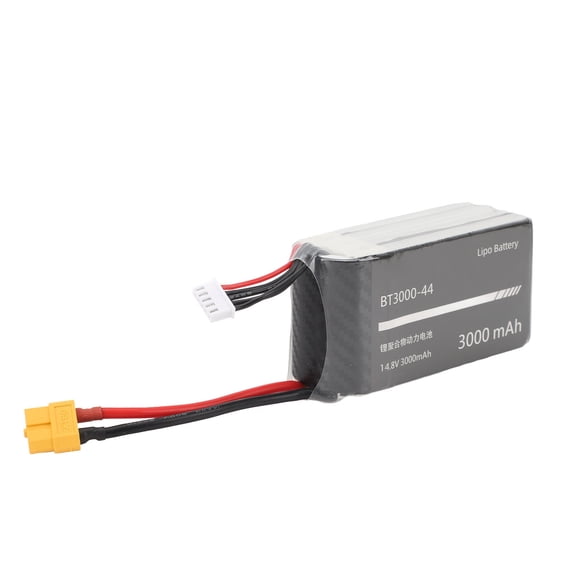 M Buder 14.8V 3000mAh Lithium Ion Replacement Battery for Flywing BELL206 UH1 RC Helicopters, High Capacity Rechargeable Power Pack for RC Vehicles and Hobby Toys