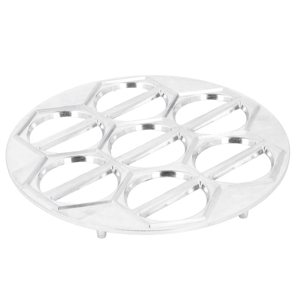 M Buder 14 Hole Aluminum Dumpling Maker Pelmeni Metal Ravioli Cutter Saves Time for Kitchens (11.81 inches / 30 cm)