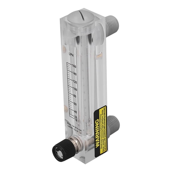 M Buder 16-160LPH Adjustable Liquid Flowmeter Transparent High Accuracy Water Flow Meter Panel Type[cite: 1]