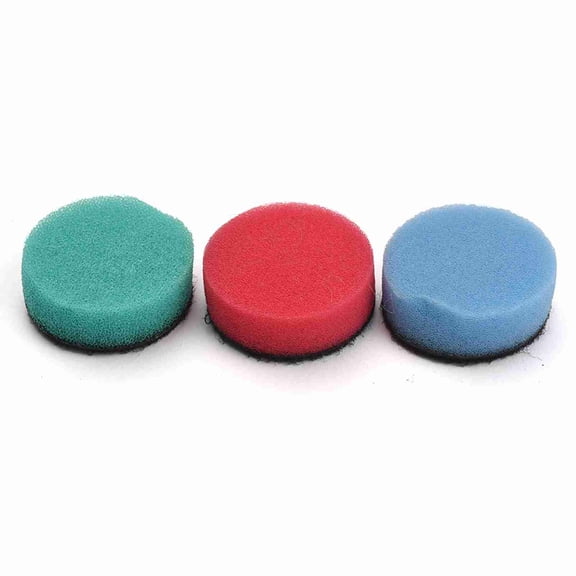 M Buder 16 Pcs Mini Buffing Polishing Pads Set, Car Detail Polisher Kit for Auto Wheel Headlight and Small Areas