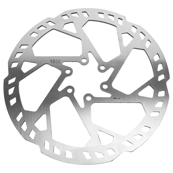 M Buder 180mm / 7.09 in Bicycle Disc Brake Rotor Stainless Steel 2.3mm Thick 6 Hole Mount for Electric and Mountain Bikes
