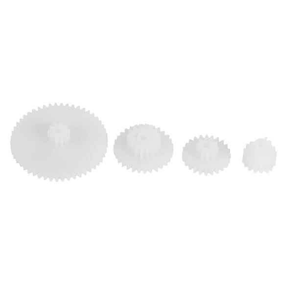 M Buder 19pcs Plastic Gears Kits Motor Gear Set Assembly for Robot Toy Automobile Cars DIY Replacement Parts (3.93 inches / 10 cm)