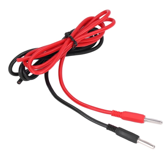 M Buder 1Set Male to Male Test Lead Brass PVC Banana Plug Testing Leads for Car Batteries 4mm Electrical Circuit Measurement Tool Kits Multimeter Probes