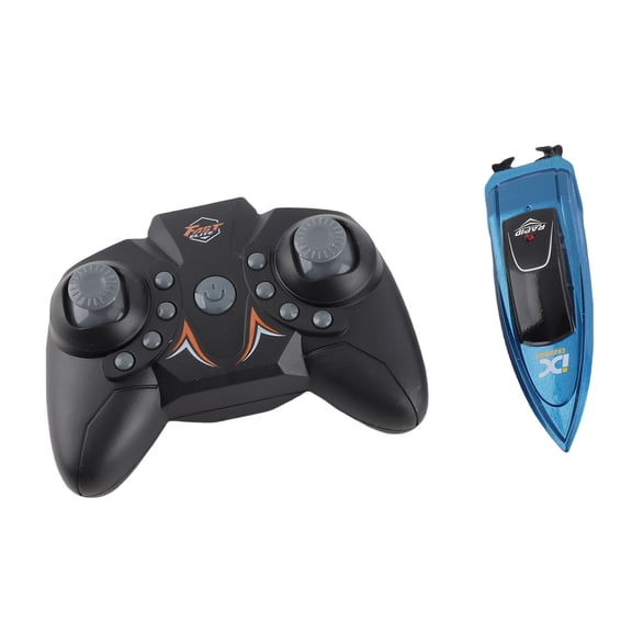M Buder 2.4G Remote Control Boat USB High Speed Electric Toy Waterproof Mini Speedboat Blue, 10.5 inches / 25.4 cm