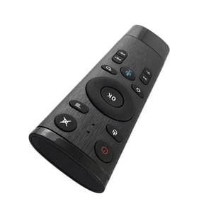 M Buder 2.4G Wireless Remote Control Voice Input Air Mouse for Smart TV Android Box PC Black (6.18 inches / 15.7 cm)