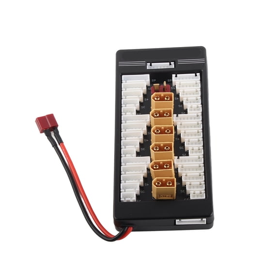 M Buder 2-6S Lipo Parallel Balanced Charging Board XT60 / T Plug For RC Battery Charger IMAX B6 B8 UN A6 V1, Short Circuit Protection, 6.3 x 3.15 x 1.57 inches / 16.00 x 8.00 x 4.00 cm