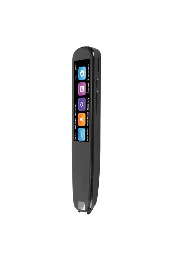 2.99in Touchscreen Scan Translation Pen, Smart HD WiFi Electronic Dictionary & Voice Translator Device for Language Learners, 131 Languages Supported, Black [cite: 15]