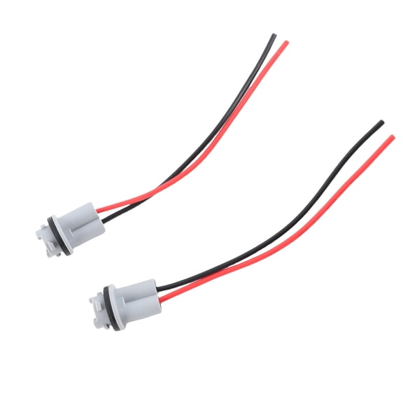 M Buder 2 Pack T15 Pigtail Light Socket Wire Harness T10 W5W 168 194 Lamp Holder Replacement for Cars Trucks Boats