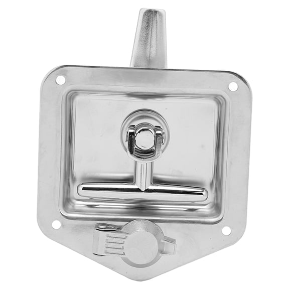 M Buder 2 Pcs Truck Tool Box Latch Stainless Steel Toolbox T Handle Paddle Lock with 4 Keys and 2 Gaskets for Camper RV Trailer Door Storage Cabinets 7.48 inches / 19 cm Long