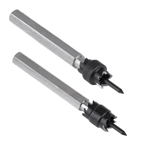 M Buder 2-Piece Rotary Spot Weld Cutter Drill Bit Set HSS High Speed Steel Weld Remover Bits with 3/8 Inch and 5/16 Inch Carbide Openers for Rotary Tools (2-Pack)