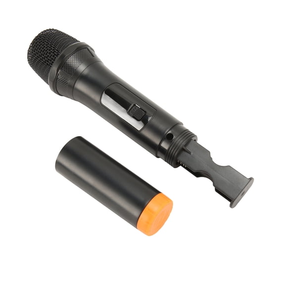 M Buder 2-Piece Wireless Microphone System USB Dynamic Cordless Handheld Microphones for Karaoke Singing Presentations Speeches Outdoor Audio Compatible with Computers Mobile Phones and Amplifiers