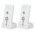 thumbnail image 1 of M Buder 2 Way Voice Intercom System for Home Elderly Care, Voice Activated Hands-Free Wireless Pager Communication, 3280ft/1000m Range, White, 4.57 inches / 11.6 cm, 1 of 9