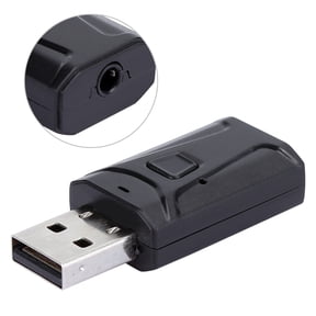 M Buder 2-in-1 Bluetooth 5.0 Transmitter and Receiver Audio Adapter for TV Car Home Stereo, Plug and Play USB Wireless Audio Adapter, Supports Voice Calling, Transmission Distance 49.2 ft / 15 m