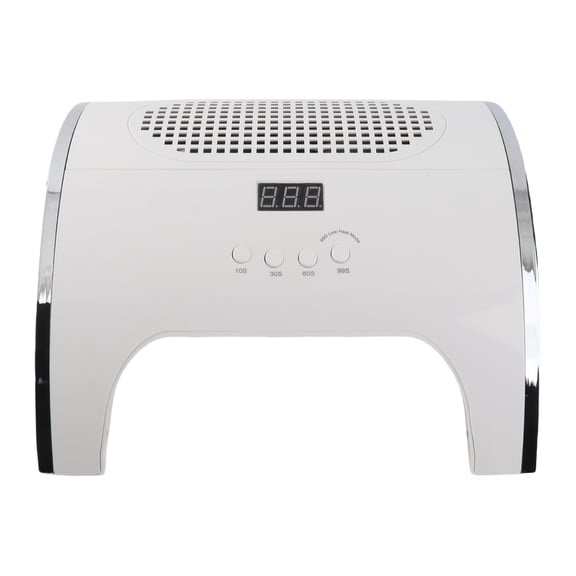 M Buder 2-in-1 LED UV Nail Dryer & Dust Collector Machine 80W Infrared Sensor Manicure Vacuum Cleaner with 4 Timers 10s/30s/60s/99s US Plug Professional Nail Art Salon Tool (11.8 inches / 29.9 cm)