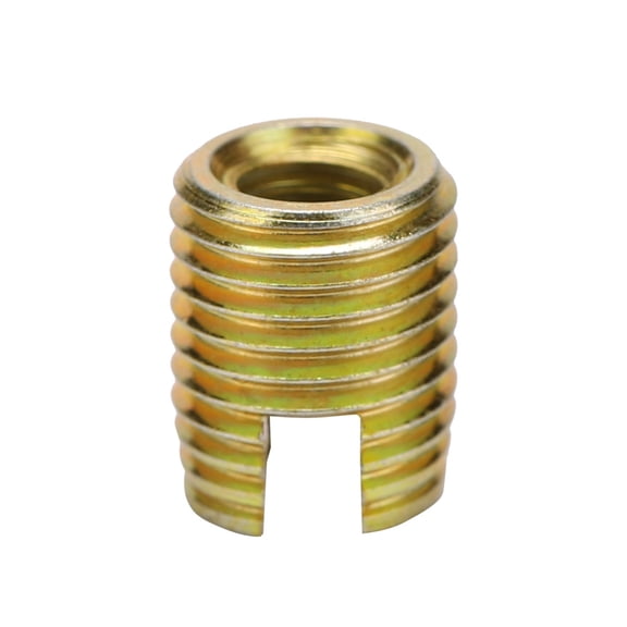 M Buder 20 Pcs 302 Carbon Steel Self Tapping Thread Insert Accessories Heavy Duty Assortment for Automotive, Wood, Metal Fastening Repair Tools (Inner M6x1.0 Outer M9x1.0 Length 12mm)