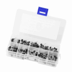 M Buder 200pcs 10 Values NPN PNP TO-92 BC327-BC558 Transistor Assortment DIY Kit, Premium Silicon Semiconductor Device for Amplification and Non-Contact Switching (5.11 inches / 13.00 cm)