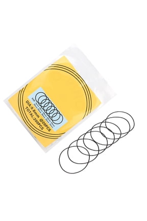 200pcs O Ring Waterproof Rubber Seal Watch Back Cover Gaskets Repairing Tool Set for Watchmakers, 0.6mm Thickness / 0.024 inches, Sizes 16mm-34mm