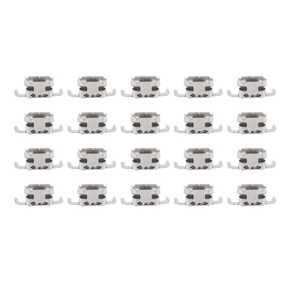 M Buder 20Pcs Micro USB Charging Port Replacement for Xbox One Controller Metal Video Game Console Parts (9.00 inches / 22.86 cm)