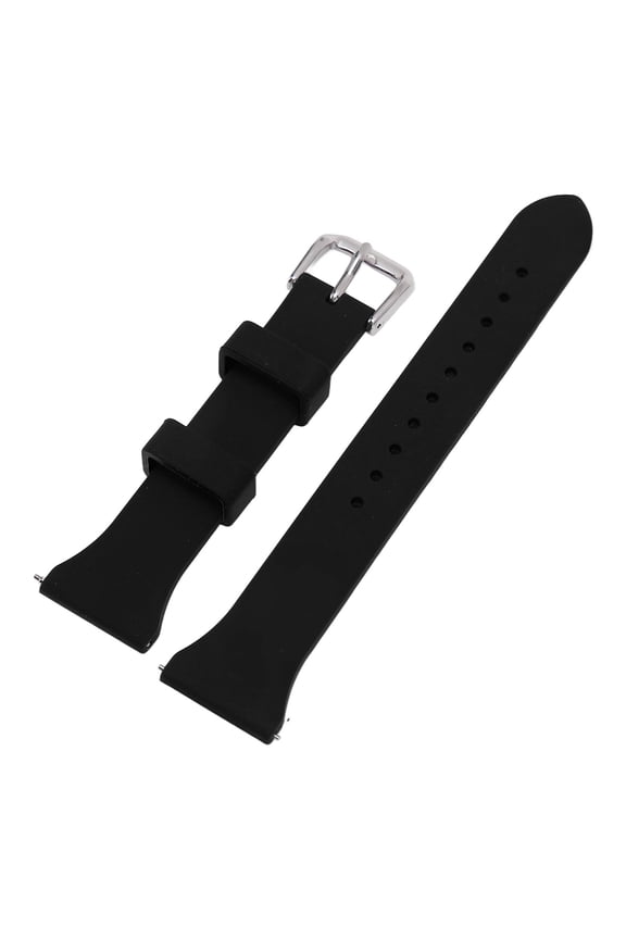 20mm Silicone Sport Watch Band for Amazfit GTS 4/3/2, Adjustable Quick Release Replacement Strap (15.00 x 8.00 x 2.00 inches / 38.1 x 20.3 x 5.1 cm), Black