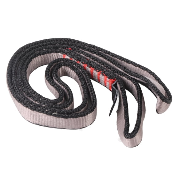 M Buder 23KN Nylon Climbing Sling 60cm / 2ft Flat Webbing Strap Rope Runner for Mountaineering Rock Climbing Caving Rappelling Emergency Rescue Safety Equipment, Gray