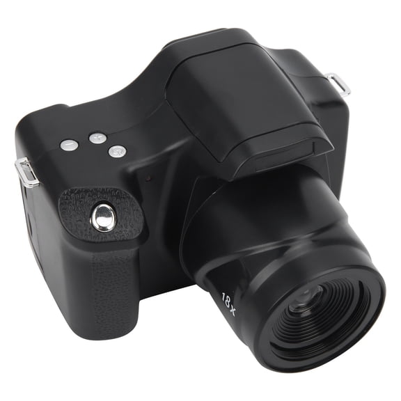 M Buder 24MP HD SLR Point and Shoot Digital Camera with 1080p Video 18X Digital Zoom 3.0 Inches / 7.6 cm LCD Screen Portable Vlogging Video Camcorder (Wide Angle Lens Edition) for Photography