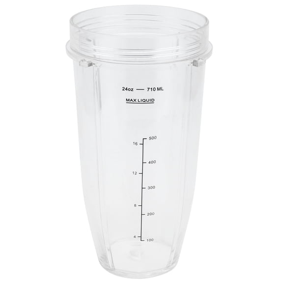 M Buder 24Oz Replacement Cup Blender Container Fit for Nutri Ninja 1000W Juicer Part Accessory, 710ml Capacity, PP Material Durable Kitchen Appliance Part
