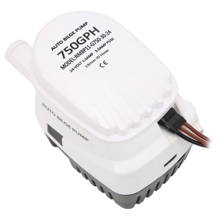 M Buder 24V 750GPH Automatic Submersible Bilge Pump Corrosion Fire Protection with Builtin Float Switch[cite: 1]