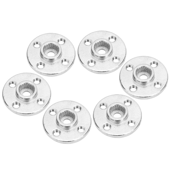 M Buder 25T Standard Servo Arm Disc Premium Metal Steering Gear Disc Upgrade Kit with Installation Screws for MG996 MG995 RC Car and Robot Models (6-Piece Pack / 0.8 in Diameter)
