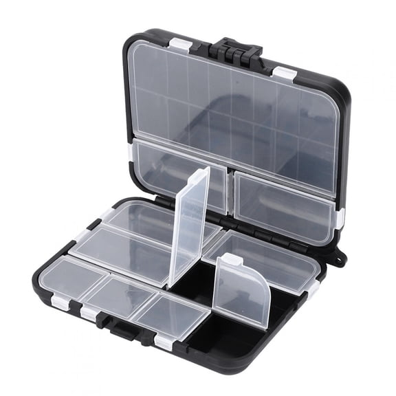 M Buder 26 Slots Fishing Baits Box Lures Holder Hooks Storage Case Accessory