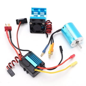 M Buder 2838 4500KV 4-Pole Sensorless Brushless Motor and 35A ESC Electric Speed Controller with Heat Sink Combo Set, High Performance Upgrade Parts for 1/14 1/16 1/18 Scale RC Cars and Trucks