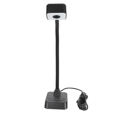 M Buder 2K USB Document Camera 360 Deg Rotatable Lens Auto Focus 3 Level LED Light AI Noise Reduction Mic Foldable Portable for Windows (10 inches / 25.4 cm)