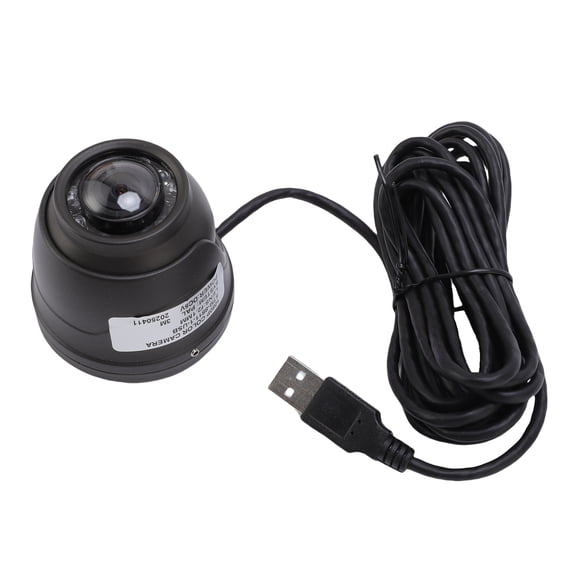 M Buder 2MP 1080P HD Dome Camera Weather Proof Metal Housing Security USB Surveillance System for Bus PC CCTV Plug and Play Video Monitoring 3.94 inches / 10 cm Dimensions