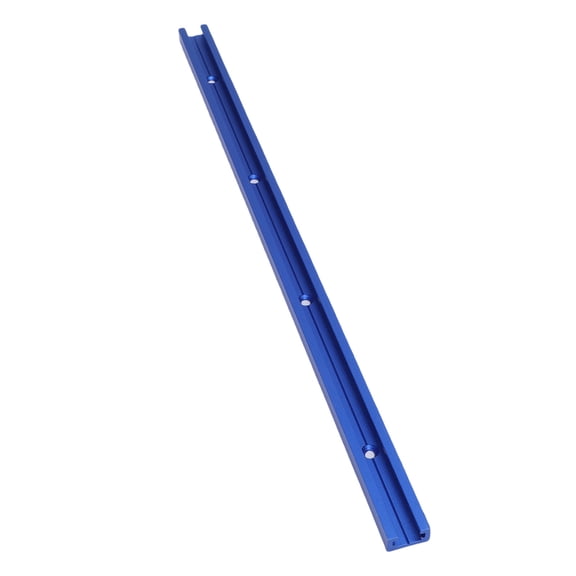 M Buder 2PCS 15.7 Inches / 400mm Woodworking T Tracks with Pre Drilled Holes Aluminum Alloy T19 Universal Double Cut Slot Rail for Table Saw Router Workbench