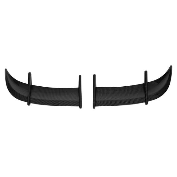 M Buder 2PCS Car Rear Trunk Spoiler Wing AK Style Tail Wind Pressure Reduction For VW Golf MK6 GTI R-Line ABS Exterior Upgrade Accessory (22.44 inches / 57 cm) Carbon Fiber Style