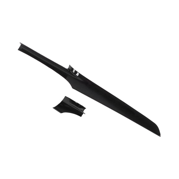 M Buder 2PCS Center Console Dashboard Cover Trim Replacement for MercedesBenz C Class W205 2015+ & GLC X253 Black (24.02 inches / 61 cm)