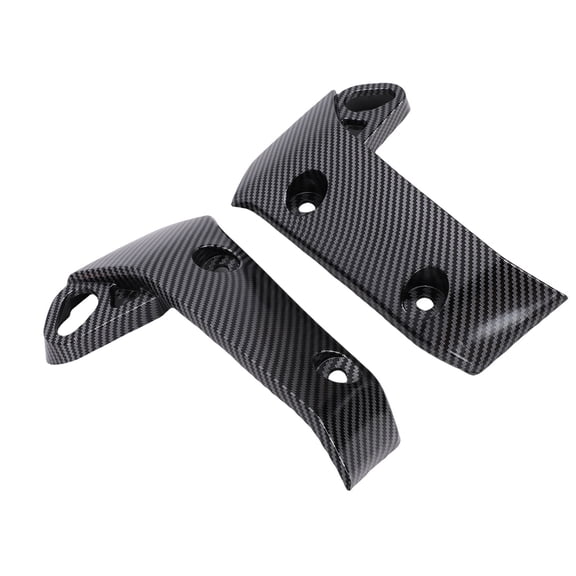M Buder 2PCS Front Side Turn Signal Radiator Fairing Covers Carbon Fiber Style ABS Replacement Parts for Yamaha MT-07 2017 2018 2019 2020 Motorcycle Body Frame Panel Accessories