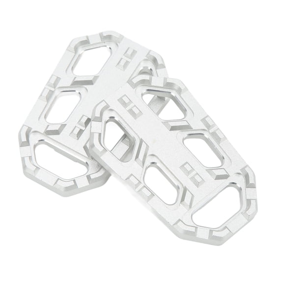 M Buder 2PCS Motorcycle Widen Footrest Pedals Aluminium Alloy Replacement for CB500X 2015-2016 Silver (11 inches / 27.9 cm)