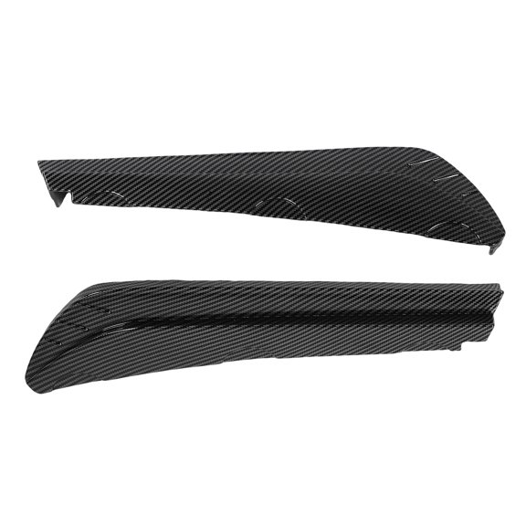 M Buder 2PCS Rear Bumper Lip Splitter Canard Protector 15.75 inches / 40 cm Anti Collision Diffuser Spoiler Universal Carbon Fiber Style