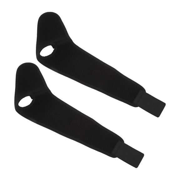 M Buder 2PCS Wrist Compression Strap Nylon SBR Hook and Loop Breathable Wrist Support Brace for Fitness Pain Relief, One Size, Right-Handed