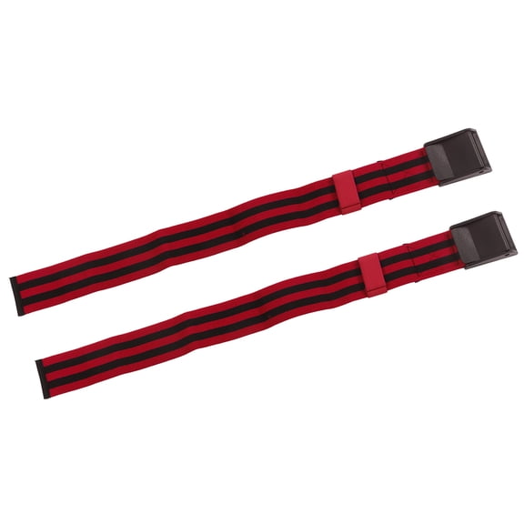 M Buder 2Pcs Fitness Occlusion Training Band Blood Flow Restriction Wrap for Muscle Building Red for Arm 64cm [cite: 10, 11]
